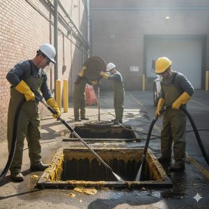 Limpieza de Cajas de Registro y de Grasa