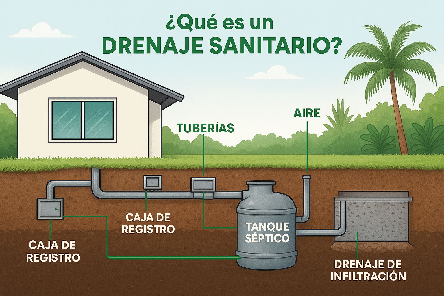 Qué es un drenaje sanitario